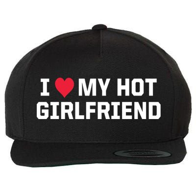 I Heart My Hot Girlfriend Fenny Couples Wool Snapback Cap