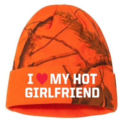 I Heart My Hot Girlfriend Fenny Couples Kati Licensed 12" Camo Beanie