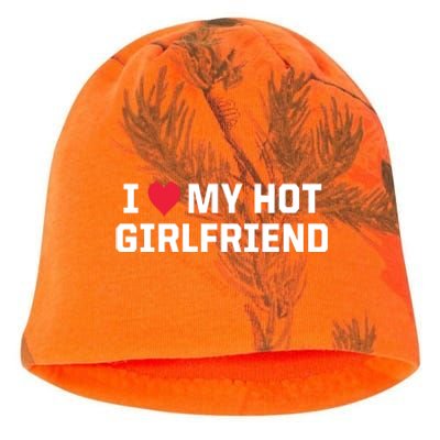 I Heart My Hot Girlfriend Fenny Couples Kati - Camo Knit Beanie