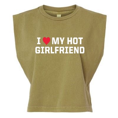 I Heart My Hot Girlfriend Fenny Couples Garment-Dyed Women's Muscle Tee