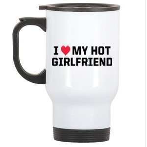 I Heart My Hot Girlfriend Fenny Couples Stainless Steel Travel Mug