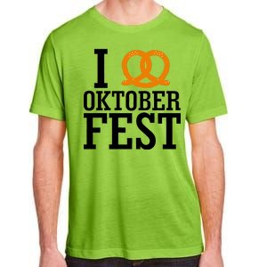 I Heart Oktoberfest Pretzel Adult ChromaSoft Performance T-Shirt