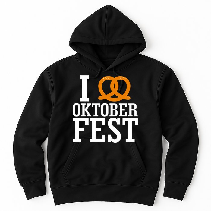 I Heart Oktoberfest Pretzel Hoodie