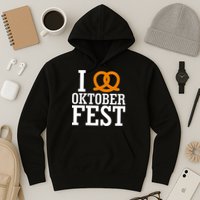 I Heart Oktoberfest Pretzel Hoodie
