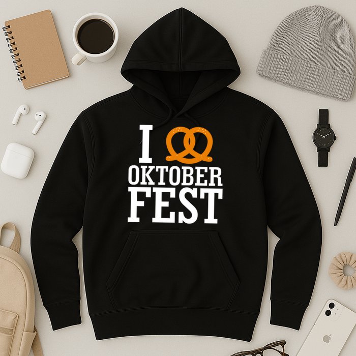 I Heart Oktoberfest Pretzel Hoodie