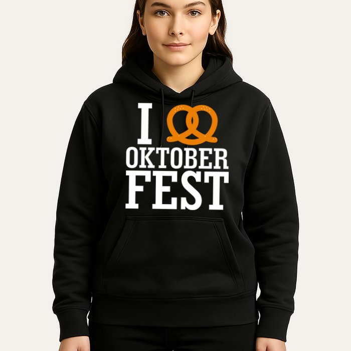 I Heart Oktoberfest Pretzel Hoodie