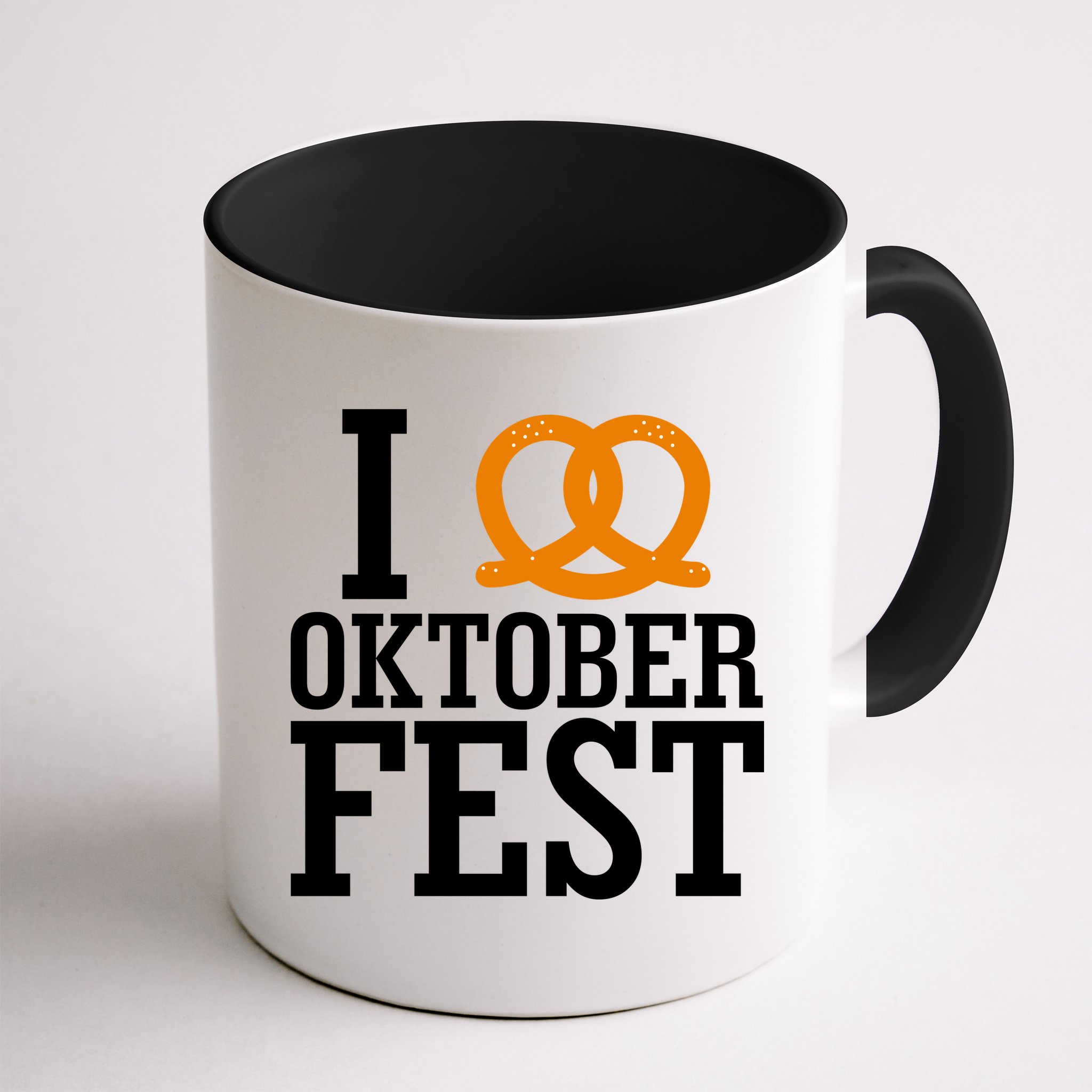 I Heart Oktoberfest Pretzel Mug