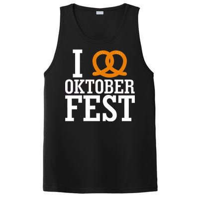 I Heart Oktoberfest Pretzel PosiCharge Competitor Tank