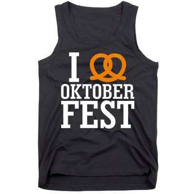 I Heart Oktoberfest Pretzel Tank Top