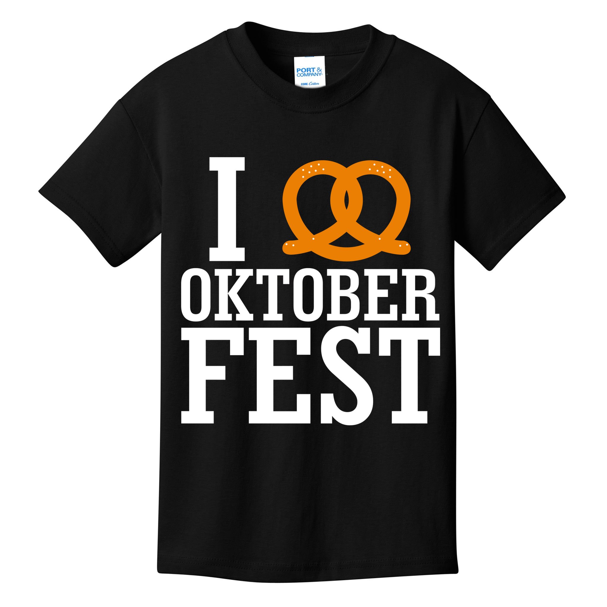 I Heart Oktoberfest Pretzel Kids T-Shirt