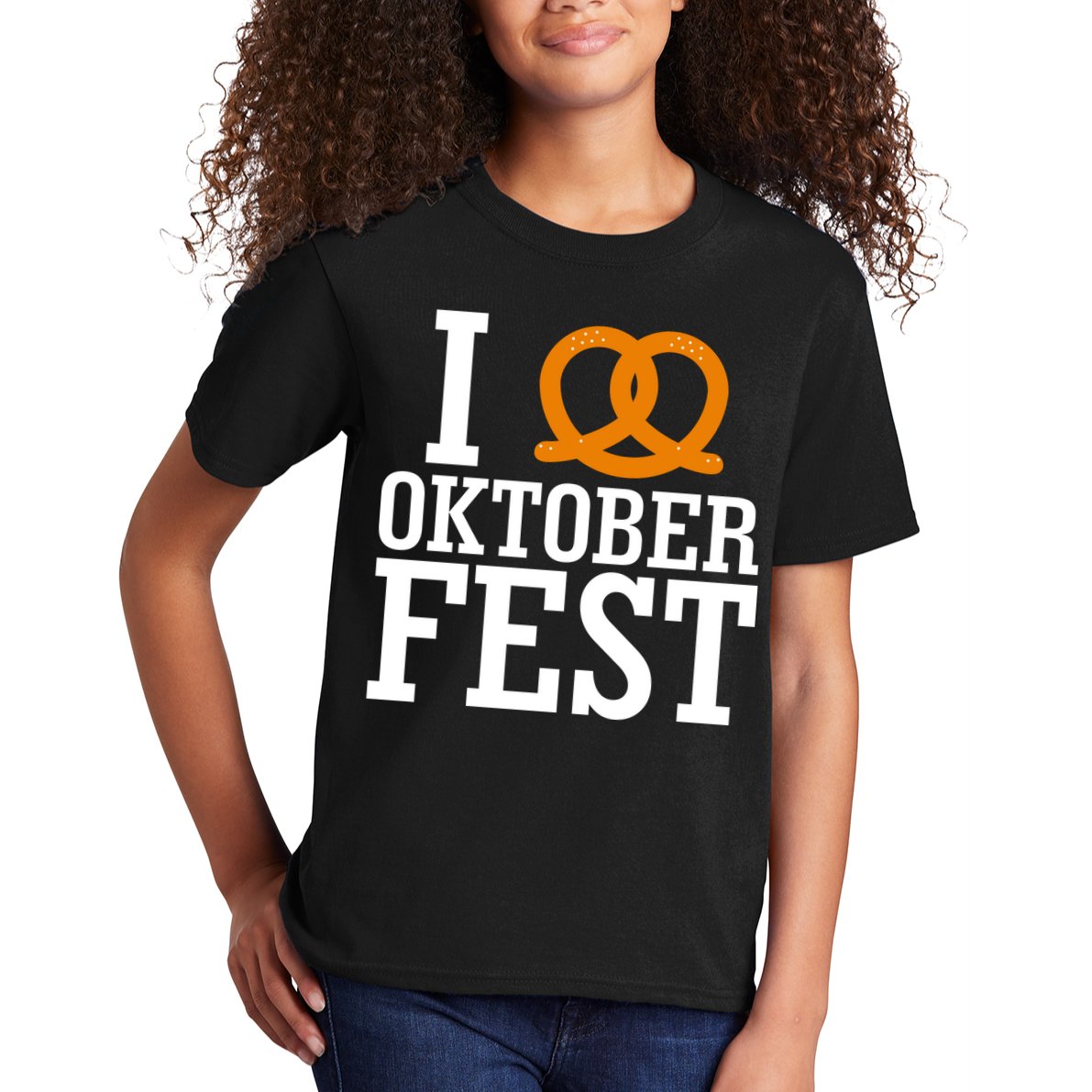 I Heart Oktoberfest Pretzel Kids T-Shirt