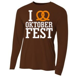 I Heart Oktoberfest Pretzel Cooling Performance Long Sleeve Crew