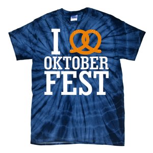 I Heart Oktoberfest Pretzel Tie-Dye T-Shirt