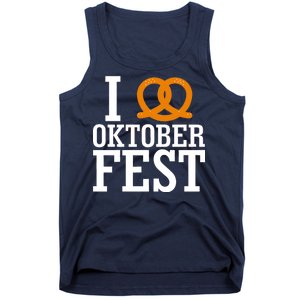 I Heart Oktoberfest Pretzel Tank Top