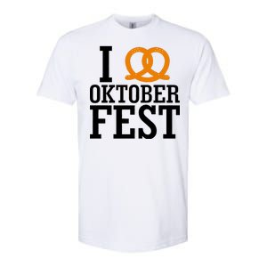 I Heart Oktoberfest Pretzel Softstyle CVC T-Shirt