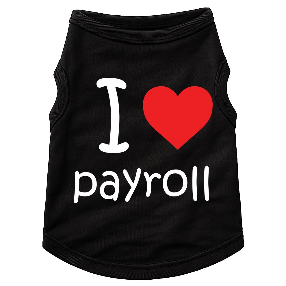 I Heart Payroll Doggie Tank