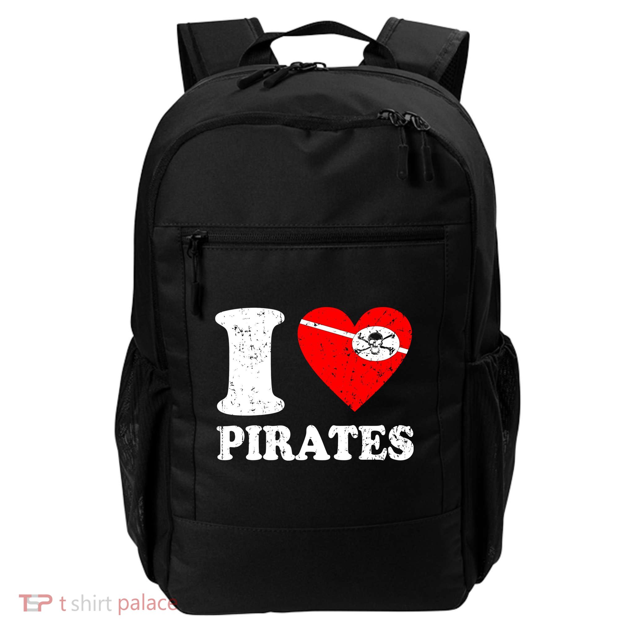 I Heart Pirates T-Shirt Daily Commute Backpack