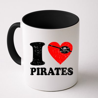 I Heart Pirates T-Shirt Mug
