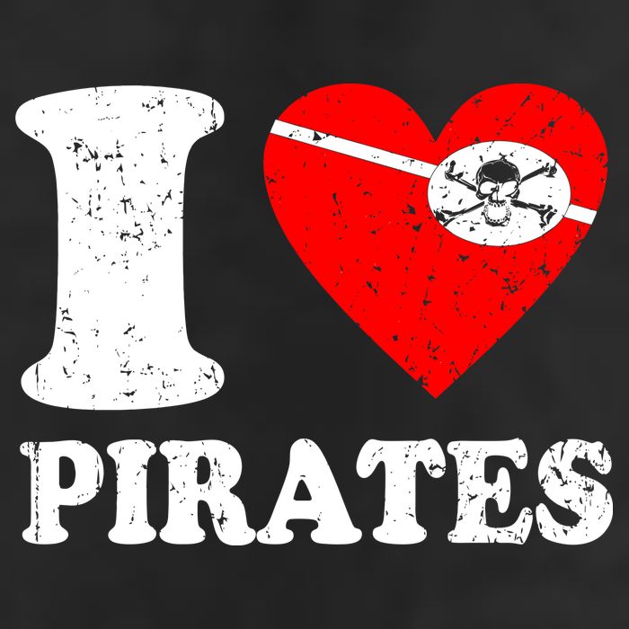 I Heart Pirates T-Shirt 11oz C Handle Ceramic Mug