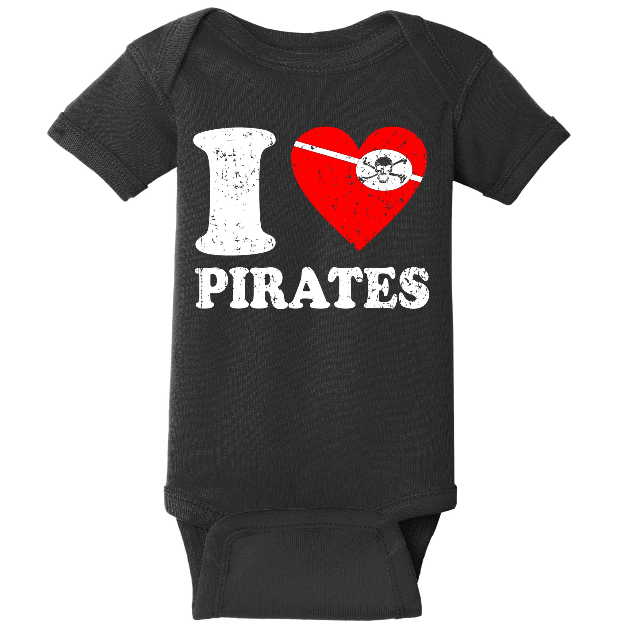 I Heart Pirates T-Shirt Baby Bodysuit