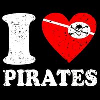 I Heart Pirates T-Shirt Baby Bodysuit