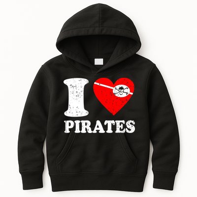 I Heart Pirates T-Shirt Kids Hoodie