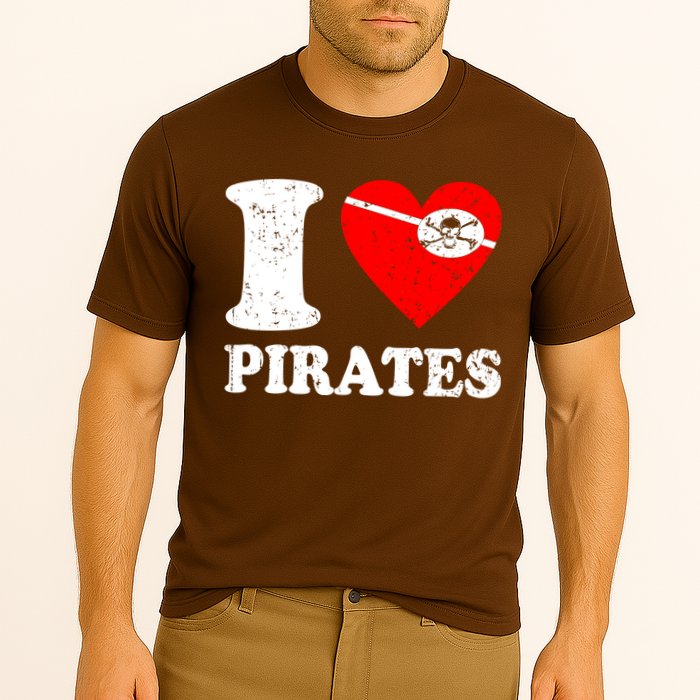 I Heart Pirates T-Shirt Cooling Performance Crew T-Shirt