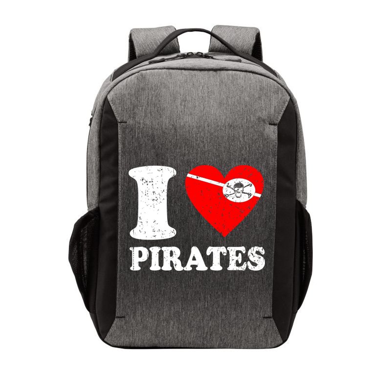 I Heart Pirates T-Shirt Vector Backpack