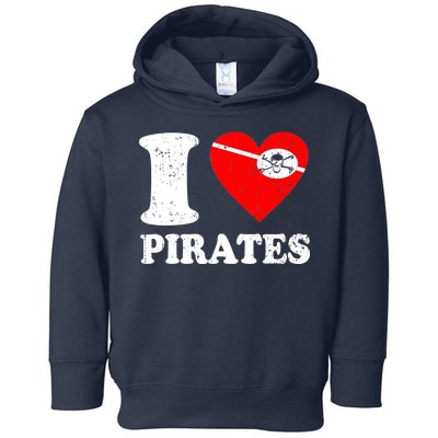 I Heart Pirates T-Shirt Toddler Hoodie