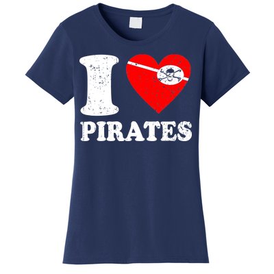 I Heart Pirates T-Shirt Women's T-Shirt