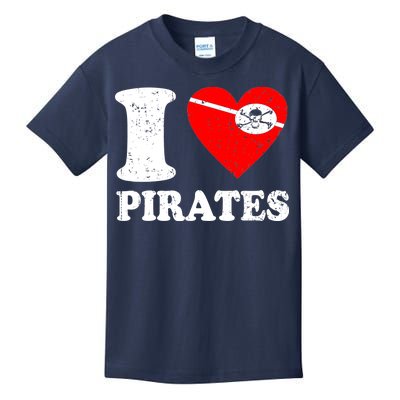 I Heart Pirates T-Shirt Kids T-Shirt