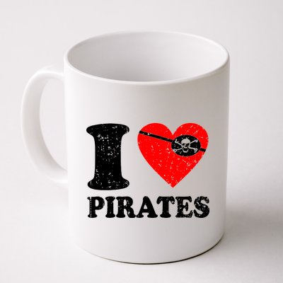 I Heart Pirates T-Shirt Coffee Mug