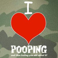 I Heart Pooping and Texting Legacy Tie Dye Trucker Hat