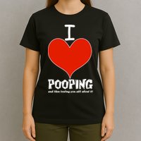 I Heart Pooping and Texting T-Shirt