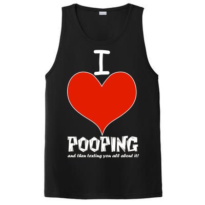 I Heart Pooping and Texting PosiCharge Competitor Tank