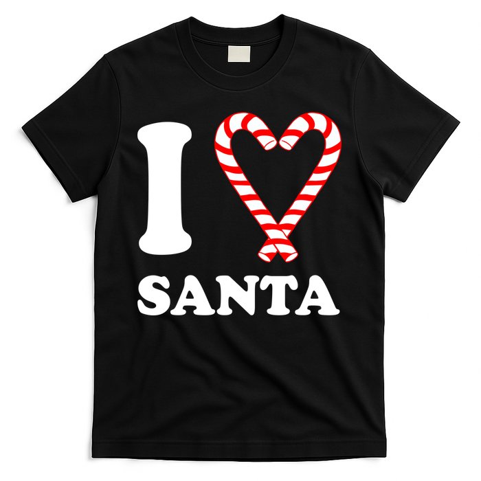 I Heart Santa Candy Cane T-Shirt