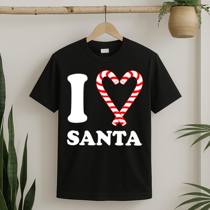 I Heart Santa Candy Cane T-Shirt