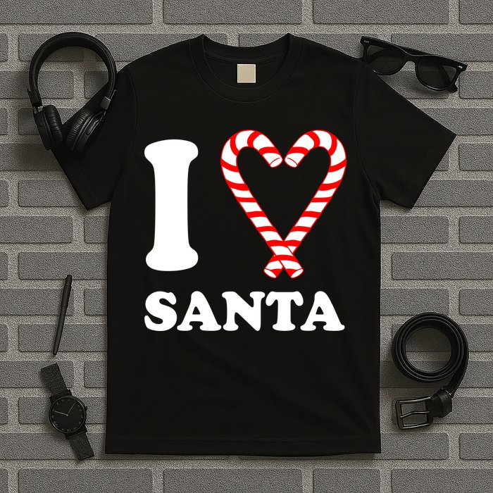 I Heart Santa Candy Cane T-Shirt