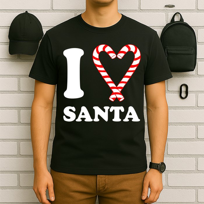 I Heart Santa Candy Cane T-Shirt