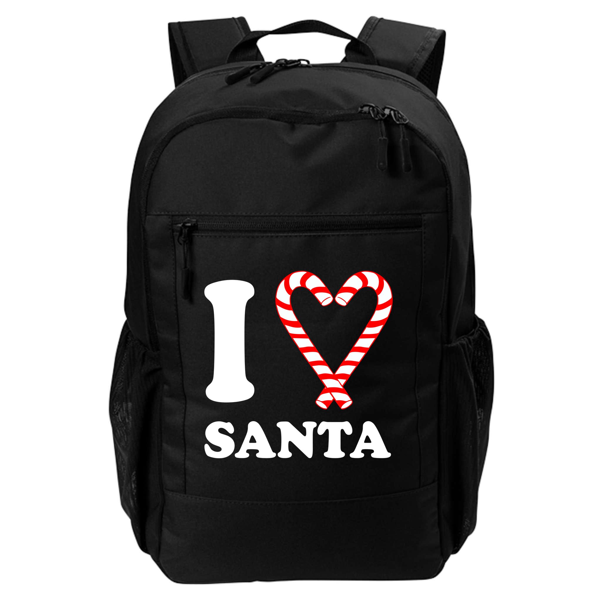 I Heart Santa Candy Cane Backpack