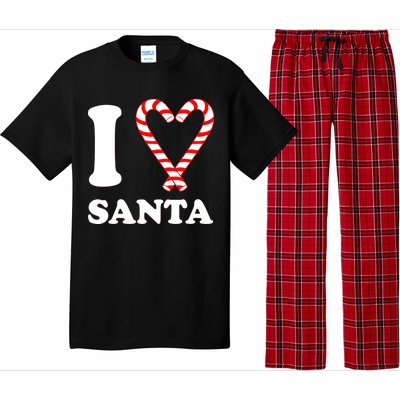 I Heart Santa Candy Cane Pajama Set