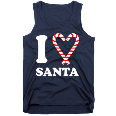 I Heart Santa Candy Cane Tank Top