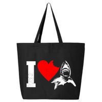 I Heart Sharks 25L Jumbo Tote