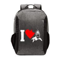 I Heart Sharks Vector Backpack