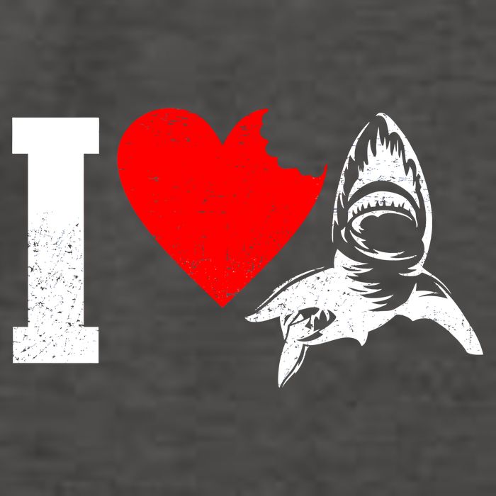 I Heart Sharks Vector Backpack