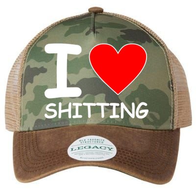 I Heart Shitting Poop Legacy Tie Dye Trucker Hat