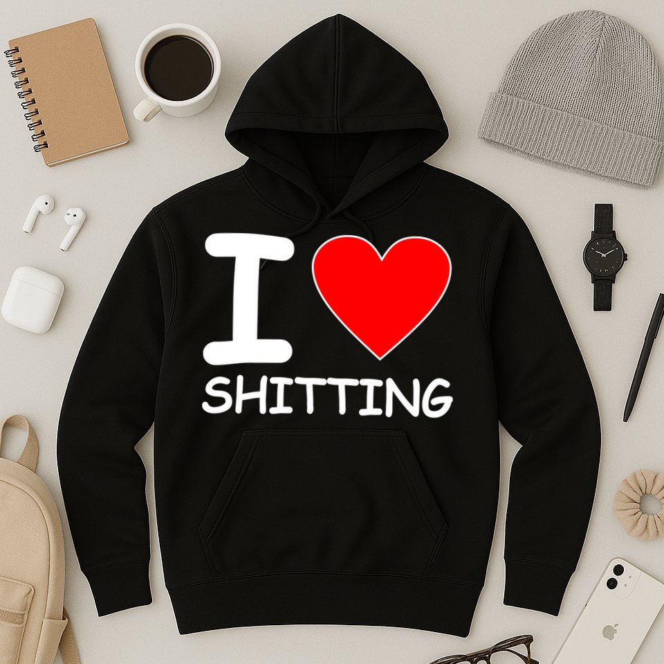 I Heart Shitting Poop Hoodie