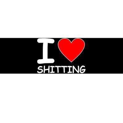 I Heart Shitting Poop Bumper Sticker