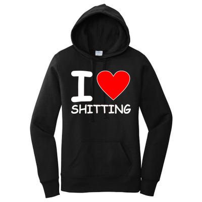 I Heart Shitting Poop Women's Pullover Hoodie