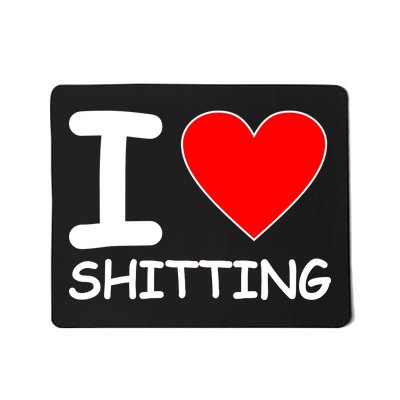 I Heart Shitting Poop Mousepad